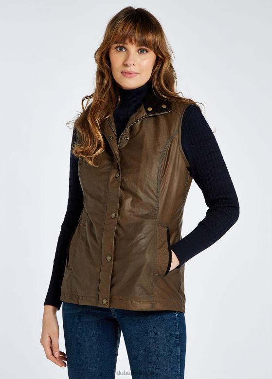 Dubarry kvinner pakenham voksgilet 8ZDB8220 klær ingefær Dubarry kvinner pakenham voksgilet 8ZDB8220 klær ingefær