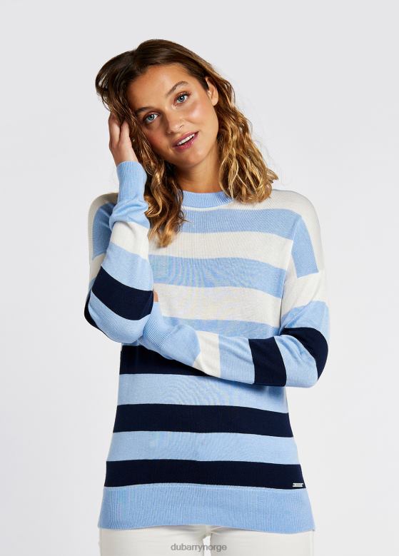 Dubarry kvinner aranmore genser med rund hals 8ZDB8147 klær lys himmel Dubarry kvinner aranmore genser med rund hals 8ZDB8147 klær lys himmel