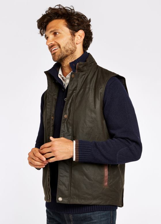 Dubarry menn maifly voks gilet 8ZDB81001 klær oliven Dubarry menn maifly voks gilet 8ZDB81001 klær oliven